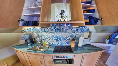 komplett ausgestattete Küche komplett ausgestattete Küche