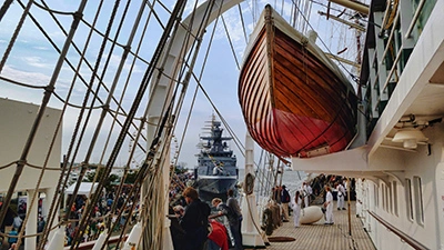 Hansesail - auf einem Schiff Hansesail - auf einem Schiff