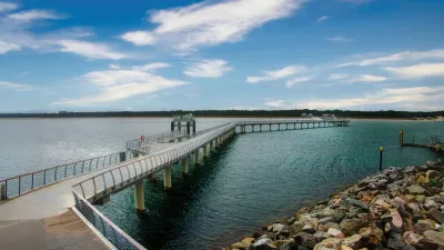 Die neue Prerower Seebrücke - mit 720m die längste Seebrücke im Ostseeraum Die neue Prerower Seebrücke - mit 720m die längste Seebrücke im Ostseeraum